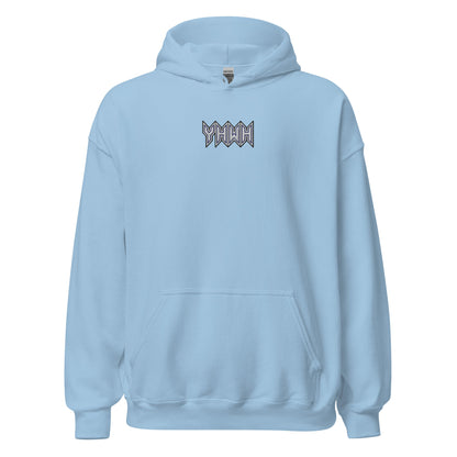 YHWH Sacred Name Embroidered Hoodie - Inken Image