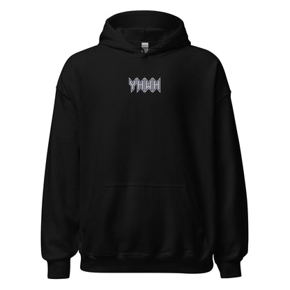 YHWH Sacred Name Embroidered Hoodie - Inken Image