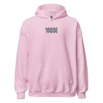 YHWH Sacred Name Embroidered Hoodie - Inken Image