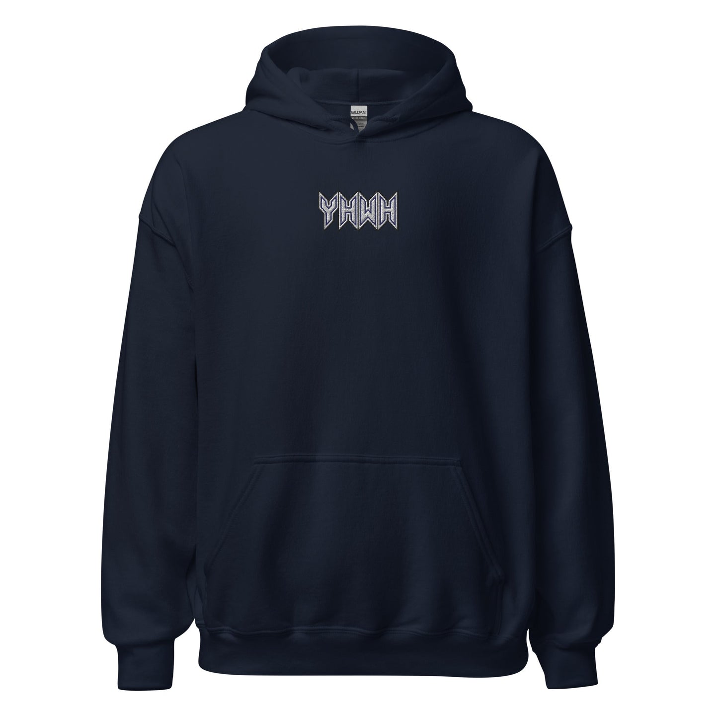 YHWH Sacred Name Embroidered Hoodie - Inken Image