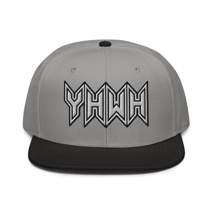 YHWH Sacred Name Embroidered Snapback - Inken Image