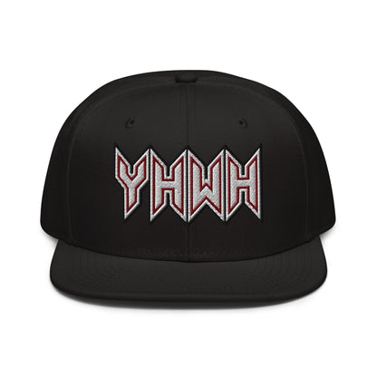 YHWH Sacred Name Embroidered Snapback - Inken Image