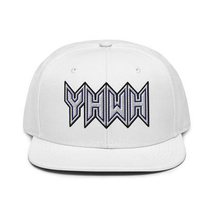 YHWH Sacred Name Embroidered Snapback - Inken Image