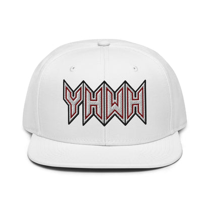 YHWH Sacred Name Embroidered Snapback - Inken Image