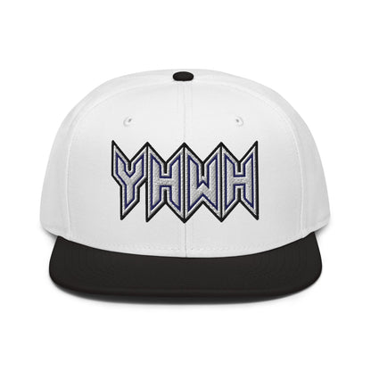 YHWH Sacred Name Embroidered Snapback - Inken Image