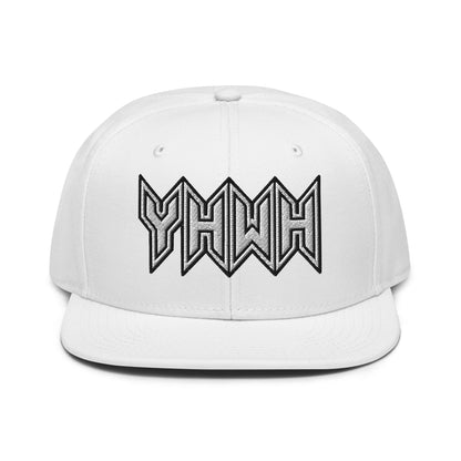 YHWH Sacred Name Embroidered Snapback - Inken Image