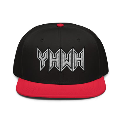 YHWH Sacred Name Embroidered Snapback - Inken Image
