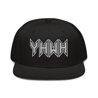 YHWH Sacred Name Embroidered Snapback - Inken Image