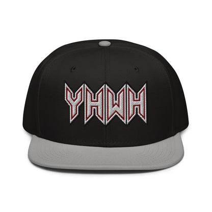 YHWH Sacred Name Embroidered Snapback - Inken Image