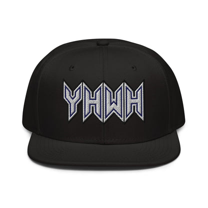 YHWH Sacred Name Embroidered Snapback - Inken Image