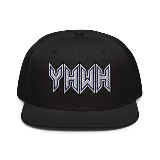 YHWH Sacred Name Embroidered Snapback - Inken Image