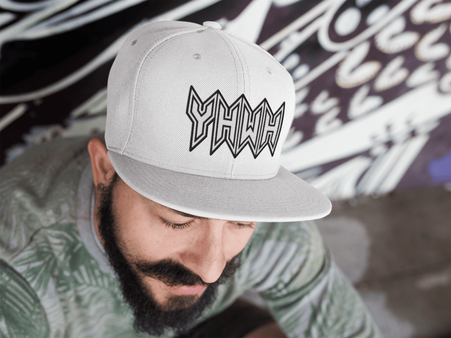 YHWH Sacred Name Embroidered Snapback - Inken Image