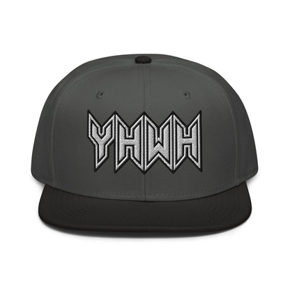 YHWH Sacred Name Embroidered Snapback - Inken Image