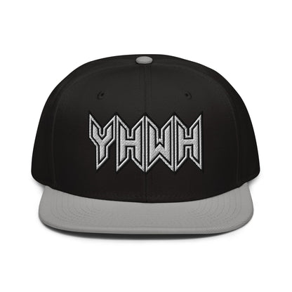YHWH Sacred Name Embroidered Snapback - Inken Image