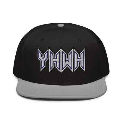 YHWH Sacred Name Embroidered Snapback - Inken Image