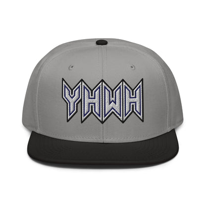 YHWH Sacred Name Embroidered Snapback - Inken Image