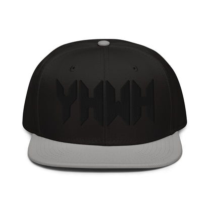 YHWH Sacred Name Minimal 3D Puff Embroidered Snapback - Inken Image