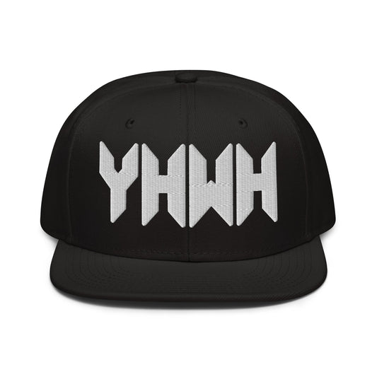 YHWH Sacred Name Minimal 3D Puff Embroidered Snapback - Inken Image