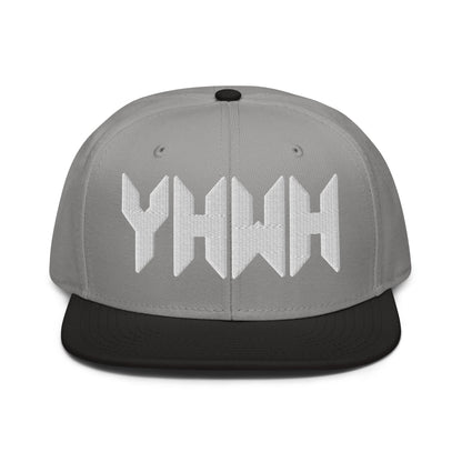 YHWH Sacred Name Minimal 3D Puff Embroidered Snapback - Inken Image