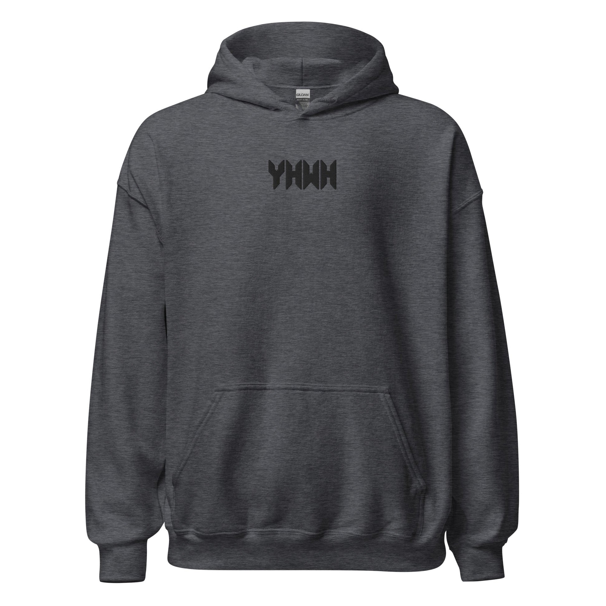 YHWH Sacred Name Minimal Embroidered Hoodie - Inken Image
