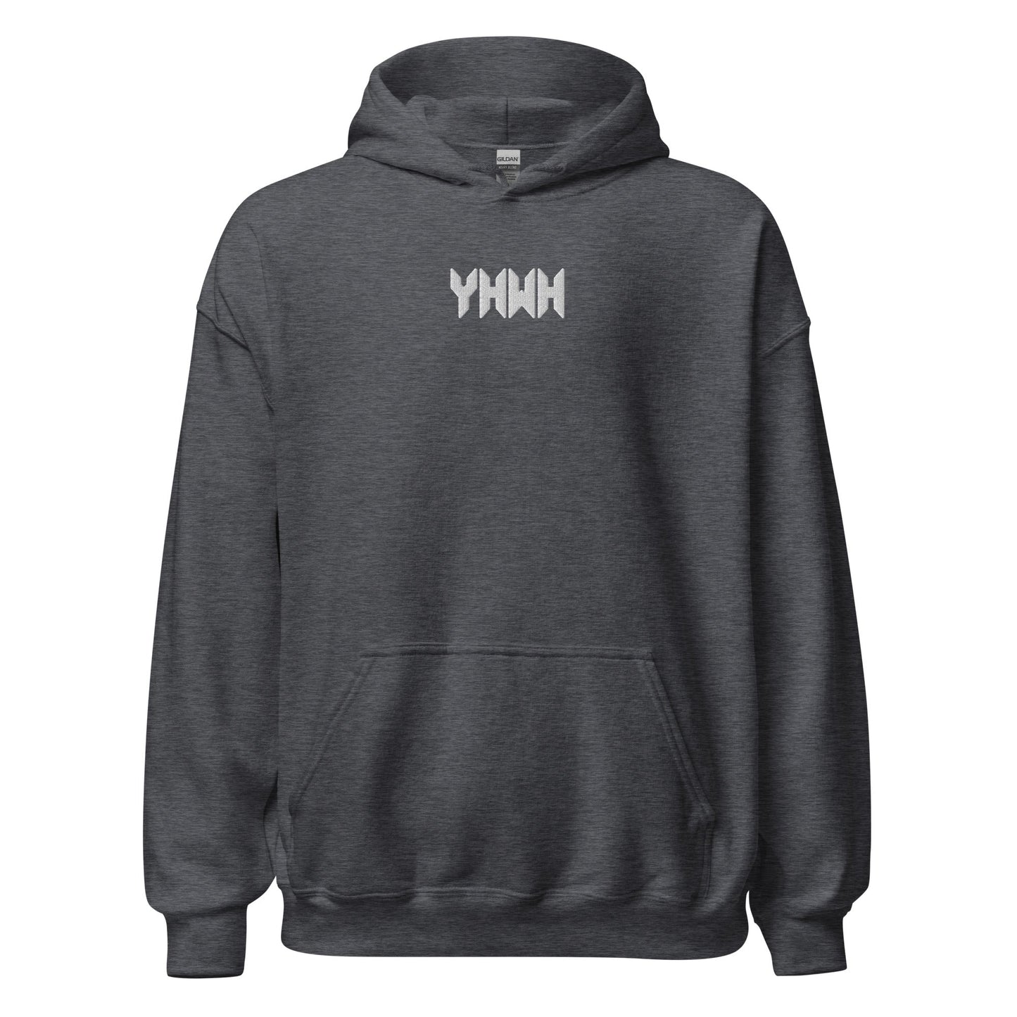 YHWH Sacred Name Minimal Embroidered Hoodie - Inken Image