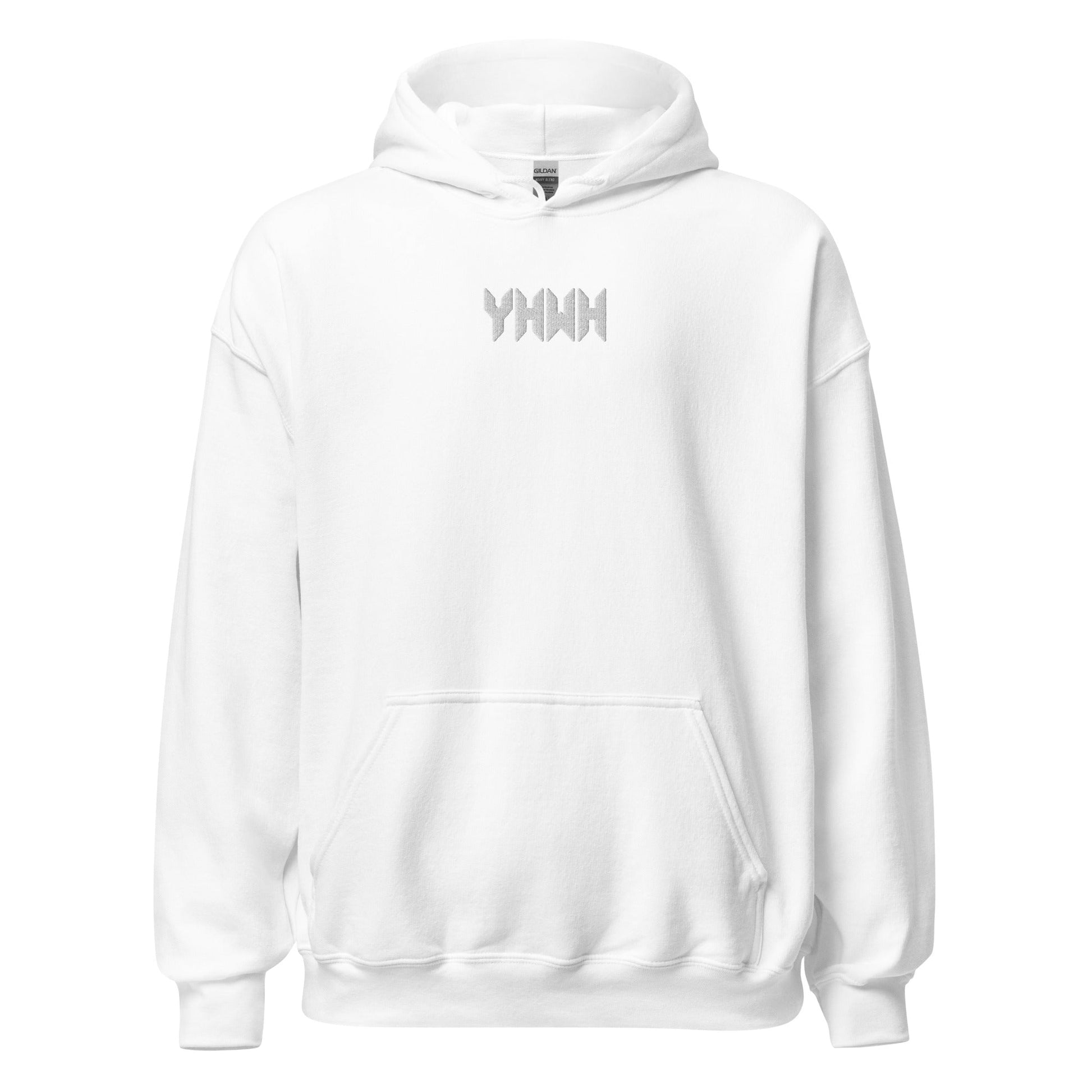 YHWH Sacred Name Minimal Embroidered Hoodie - Inken Image
