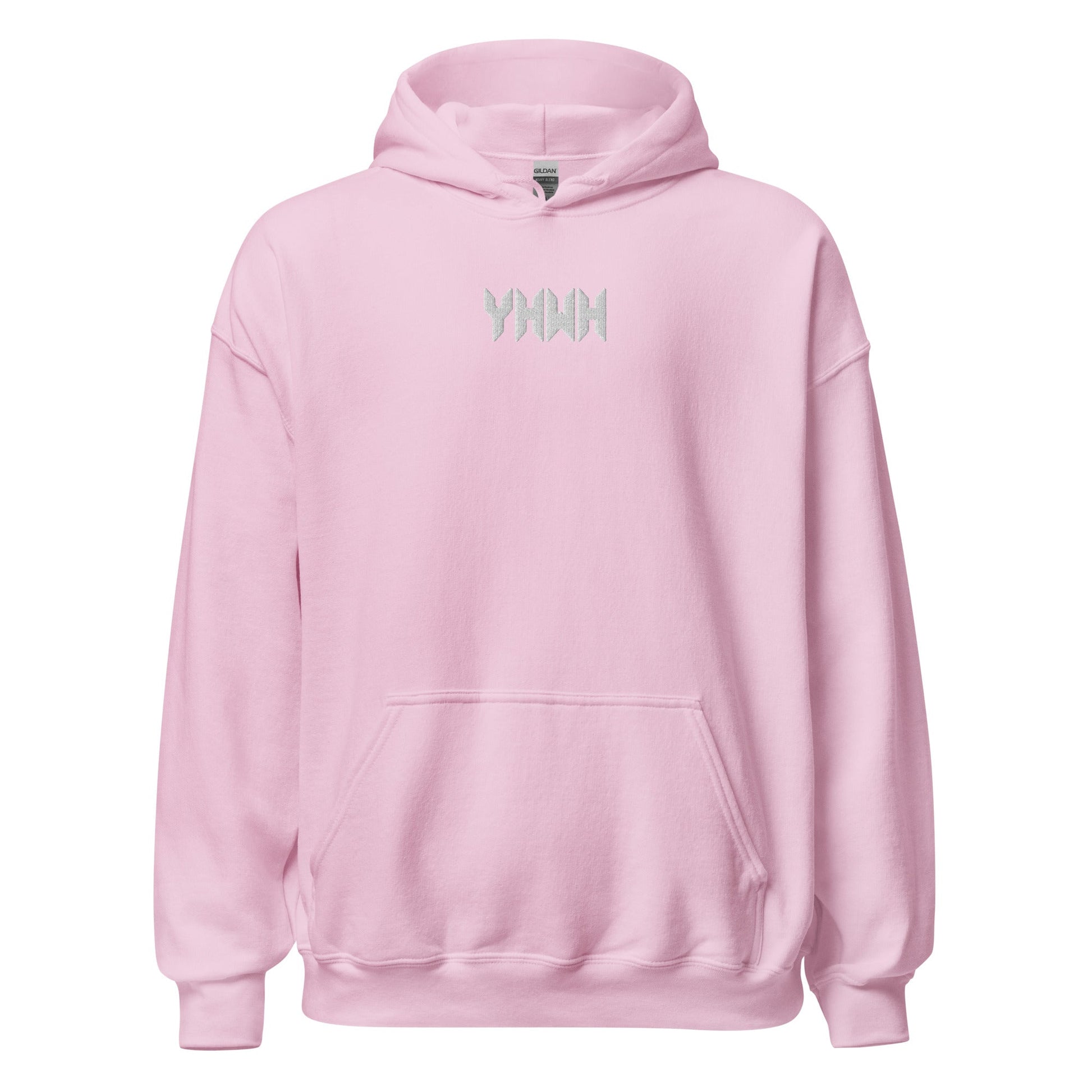 YHWH Sacred Name Minimal Embroidered Hoodie - Inken Image