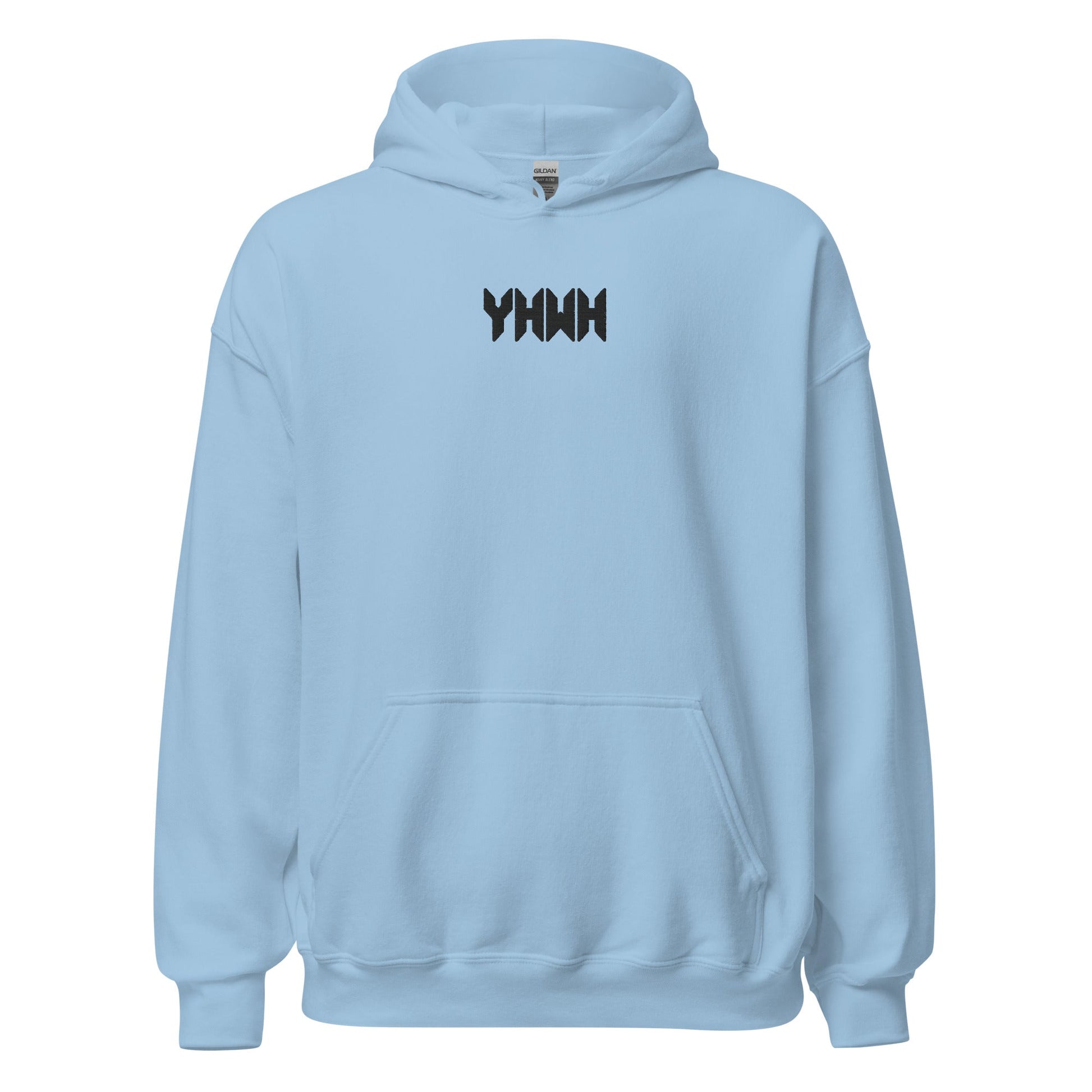 YHWH Sacred Name Minimal Embroidered Hoodie - Inken Image
