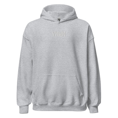 YHWH Sacred Name Minimal Embroidered Hoodie - Inken Image