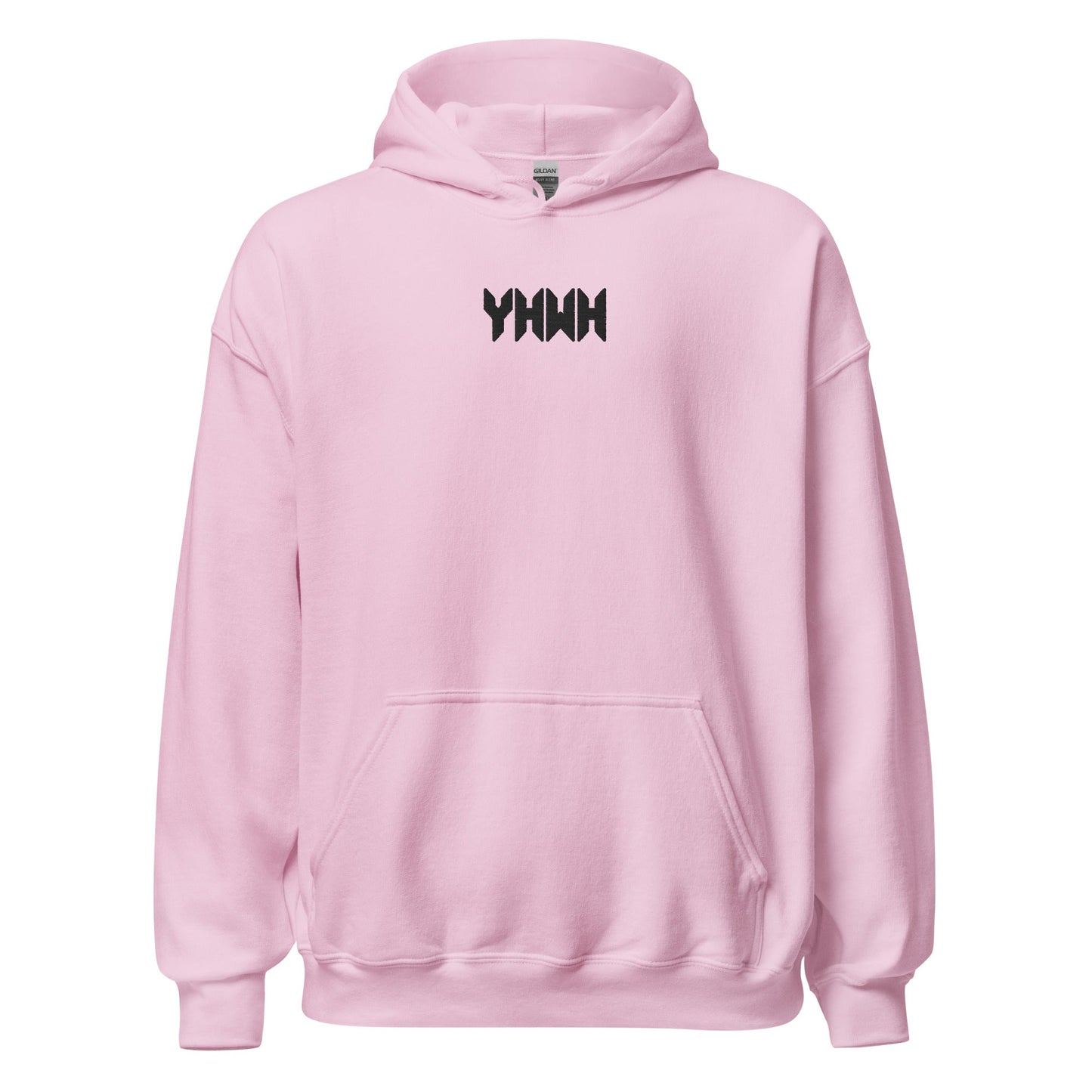 YHWH Sacred Name Minimal Embroidered Hoodie - Inken Image